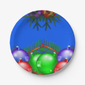 Assiettes En Carton Plaques de papier Noël (Devant)