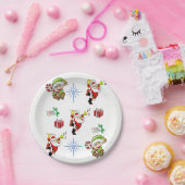 Assiettes En Carton Plaques de papier Noël (Fête)