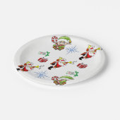 Assiettes En Carton Plaques de papier Noël (Angle)