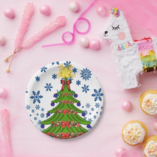 Assiettes En Carton Plaques de papier Noël (Fête)