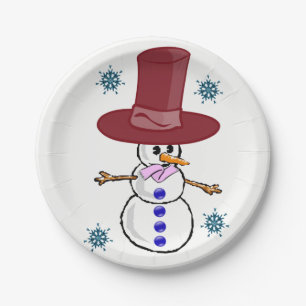 Assiettes En Carton Plaques de papier Noël