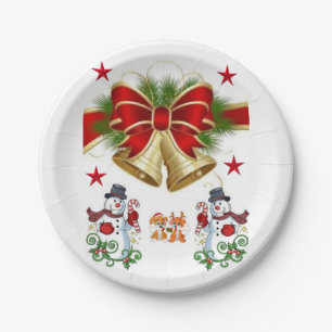 Assiettes En Carton Plaques de papier Noël