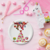 Assiettes En Carton Plaques de papier Noël (Fête)