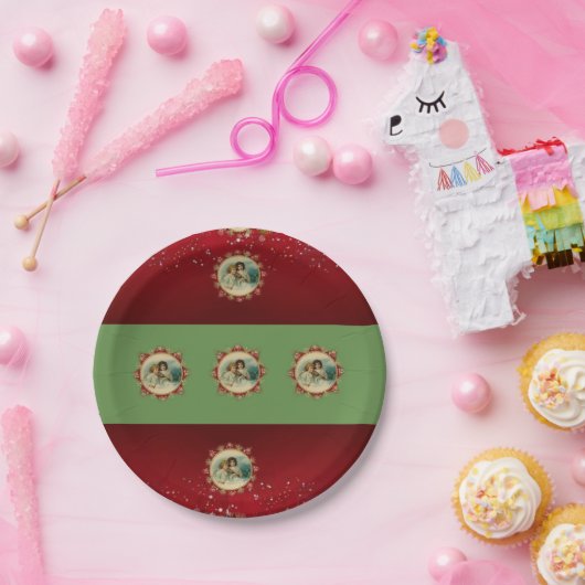 Assiettes En Carton Plaques de papier Noël (Fête)
