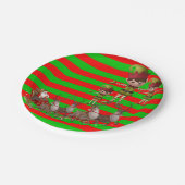 Assiettes En Carton Plaques de papier Noël (Angle)