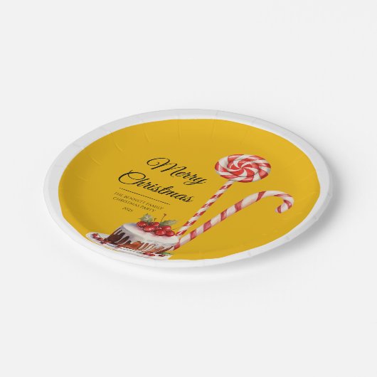 Assiettes En Carton Plaques de papier Noël Noel les plus douces | élég (Angle)