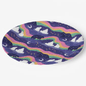 Assiettes En Carton Plaques de papier Northern Lights (Angle)