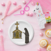 Assiettes En Carton Plaques de papier Nun (Fête)