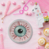 Assiettes En Carton Plaques de papier-oeil zombies amusantes (Fête)