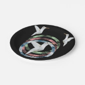 Assiettes En Carton Plaques de papier Oiseau (Angle)