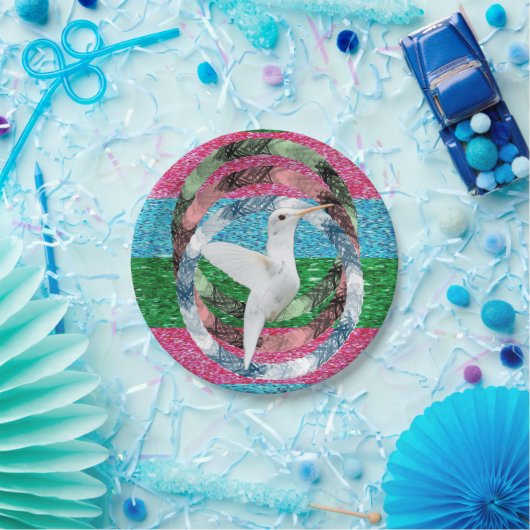 Assiettes En Carton Plaques de papier Oiseau (Fête)