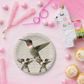 Assiettes En Carton Plaques de papier Oiseau (Fête)