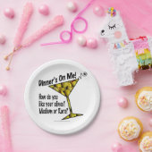 Assiettes En Carton PLAQUES DE PAPIER - OLIVES MARTINIENNES MOYENNES o (Fête)