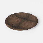 Assiettes En Carton Plaques de papier orange (Angle)