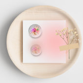 Assiettes En Carton Plaques de papier orbe florale