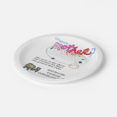 Assiettes En Carton Plaques de papier Où est Mère ? (Angle)