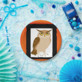 Assiettes En Carton Plaques de papier Owl (Fête)