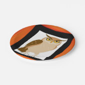 Assiettes En Carton Plaques de papier Owl (Angle)
