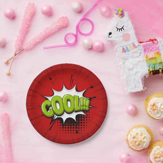 Assiettes En Carton Plaques de papier papier cool (Fête)