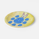 Assiettes En Carton Plaques de papier Pâques (Angle)