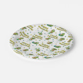 Assiettes En Carton Plaques de papier passover "Hoppy Passover" Motif (Angle)