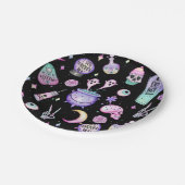Assiettes En Carton Plaques de papier Pastel Halloween (Angle)