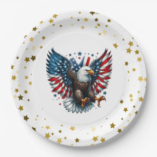 Assiettes En Carton Plaques de papier patriotique