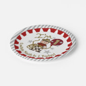 Assiettes En Carton Plaques de papier personnalisées Cowboy 1er Birthd (Angle)