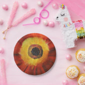 Assiettes En Carton Plaques de papier personnalisées de peinture à fle (Fête)