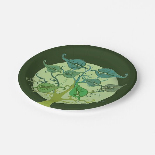 Assiettes En Carton Plaques de papier personnalisées personnalisées de (Angle)