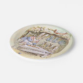 Assiettes En Carton Plaques de papier Peter Rabbit (Angle)