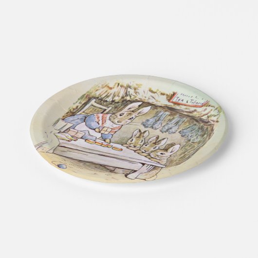 Assiettes En Carton Plaques de papier Peter Rabbit (Angle)