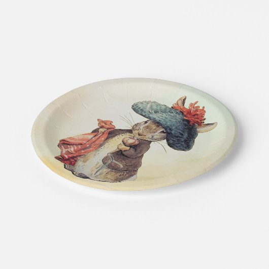 Assiettes En Carton Plaques de papier Peter Rabbit (Benjamin) (Angle)