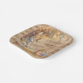 Assiettes En Carton Plaques de papier Peter Rabbit (famille) (Angulaire)