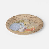 Assiettes En Carton Plaques de papier Peter Rabbit (maman) (Angle)