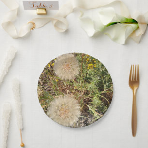 Assiettes En Carton Plaques de papier photo Dandelion