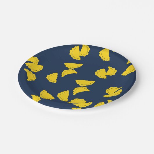 Assiettes En Carton Plaques de papier pierogi (Angle)