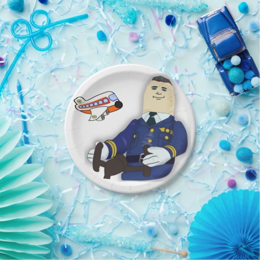 Assiettes En Carton Plaques de papier pilote (Fête)