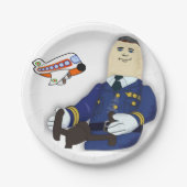 Assiettes En Carton Plaques de papier pilote (Devant)