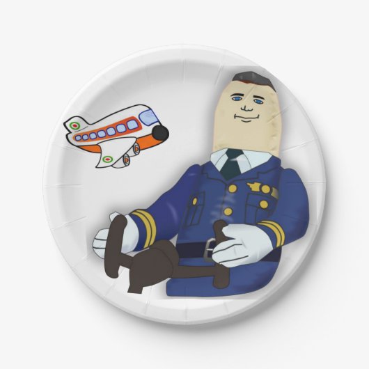 Assiettes En Carton Plaques de papier pilote (Devant)