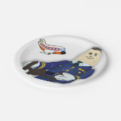 Assiettes En Carton Plaques de papier pilote (Angle)