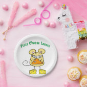 Assiettes En Carton Plaques de papier, Pizza Fromage Amateurs Plaques (Fête)