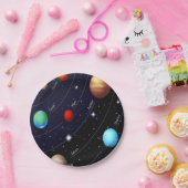 Assiettes En Carton Plaques de papier Planètes (Fête)