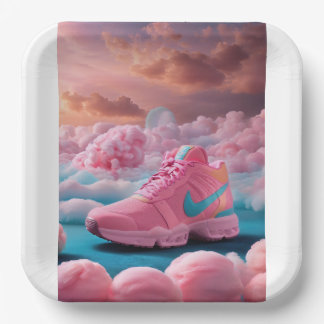 Assiettes En Carton Plaques de papier, Plaque de papier Carré de 9 po