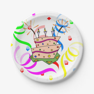 Assiettes En Carton Plaques de papier, Plaques de papier d'anniversair