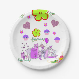 Assiettes En Carton Plaques de papier, Plaques de papier d'anniversair