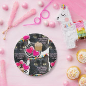 Assiettes En Carton Plaques de papier, Plaques de papier pour femme d' (Fête)