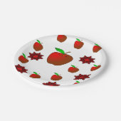 Assiettes En Carton Plaques de papier Pommes (Angle)