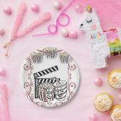 Assiettes En Carton Plaques de papier Popcorn (Fête)