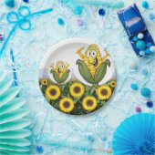 Assiettes En Carton Plaques de papier Popcorn (Fête)